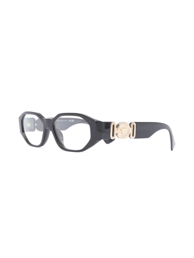 Versace Medusa Biggie Optical Glasses In Schwarz