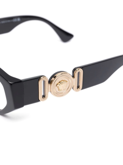 Versace Medusa Biggie Optical Glasses In Schwarz
