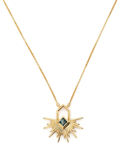 Shop Rachel Jackson Electric Goddess Necklace In Gold