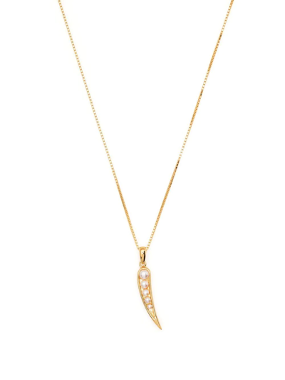 Shop Rachel Jackson Kindred Pearl Necklace In Gold