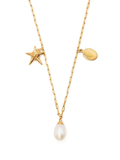 Shop Rachel Jackson Objet Rouve Charm Necklace In Gold