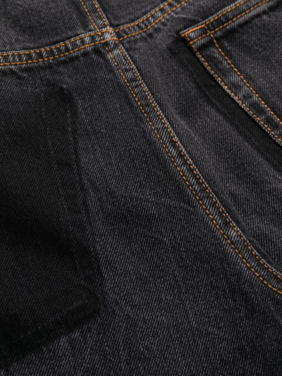 Alexander Mcqueen Alexander Mc Queen Slim Black Bell Bottom Jeans In Schwarz