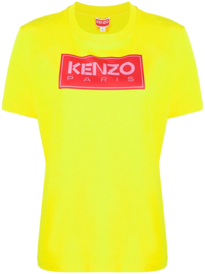 mat Ja hebben Kenzo Logo-print Cotton T-shirt In Orange | ModeSens