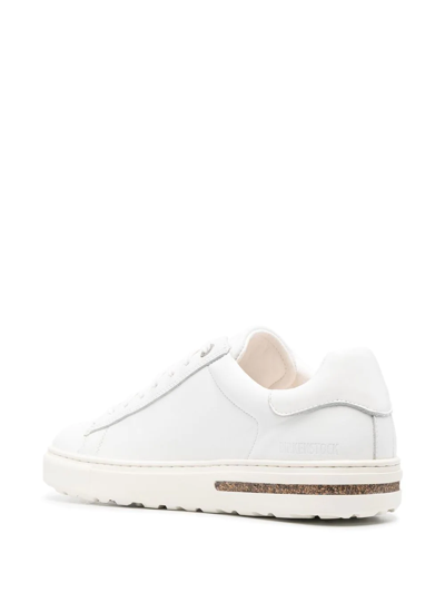 Shop Birkenstock Bend Low Leather Sneakers In Weiss