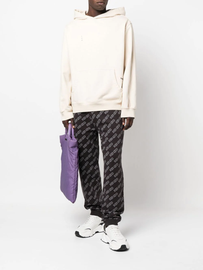 Shop Kenzo Logo-print Track Pants In Black