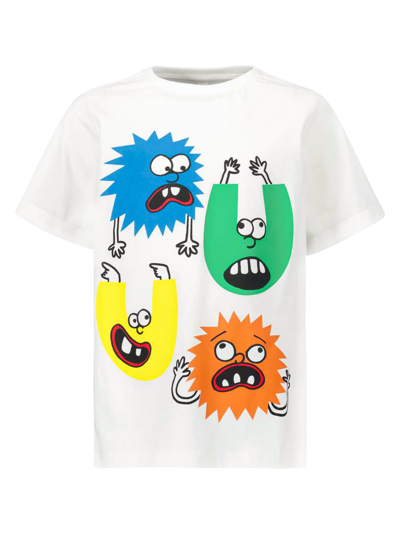 Shop Stella Mccartney T-shirt For Boys In White