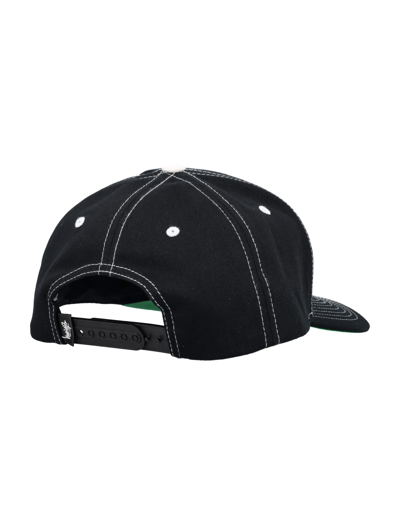 Stussy Basic Structured Low Pro Cap In Black