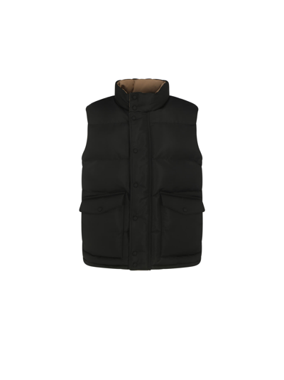 Shop Alexander Mcqueen Vest In Black/black