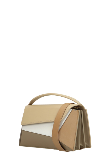 Shop Mlouye Small Naomi Hand Bag In Beige Leather