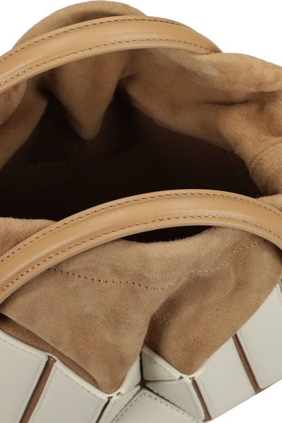 Shop Mlouye Hand Bag In White Leather