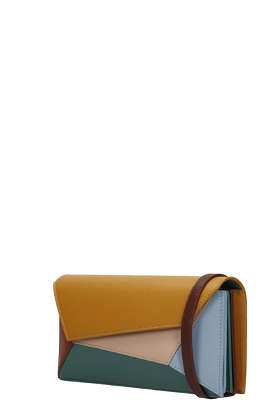 Shop Mlouye Naomi Clutch In Leather Color Leather