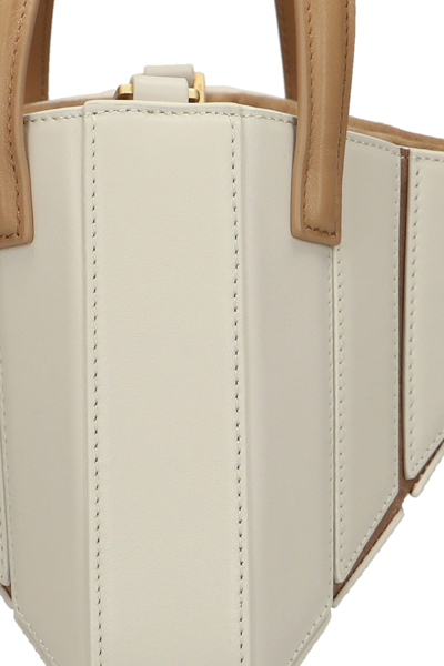 Shop Mlouye Hand Bag In White Leather