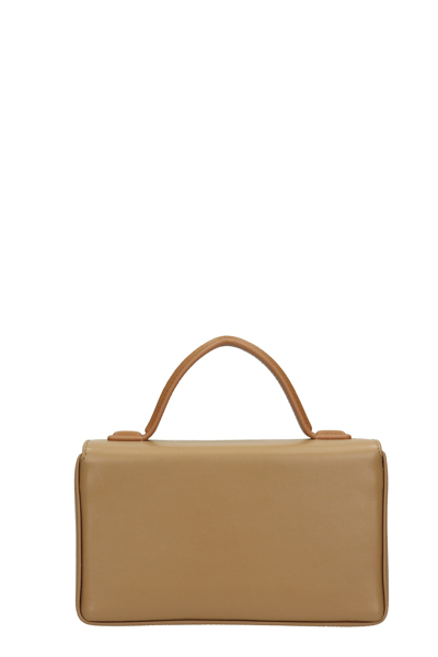Shop Mlouye Brick Hand Bag In Beige Leather