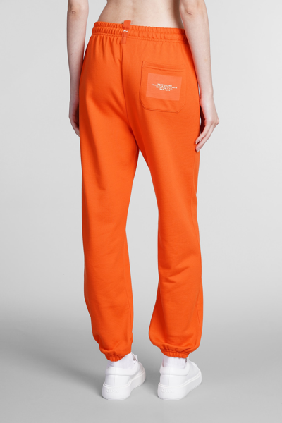 Shop Marc Jacobs Pants In Orange Cotton
