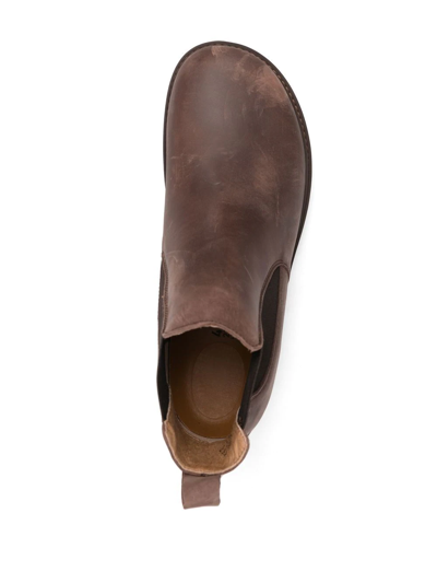 Shop Birkenstock Stalon Flat Ankle Boots In Brown