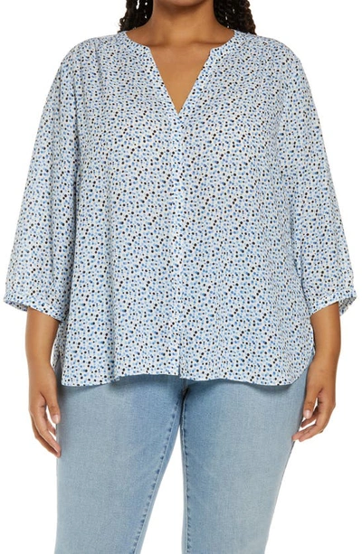 Shop Nydj Blouse In Piper Dots