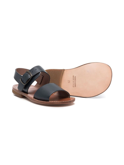 Pèpè Double-strap Flat Sandals In Blue