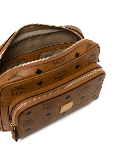 Mcm 'aren' Crossbody Bag In Brown