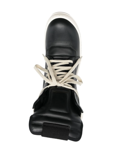 Shop Rick Owens Geobasket High-top Sneakers In Black