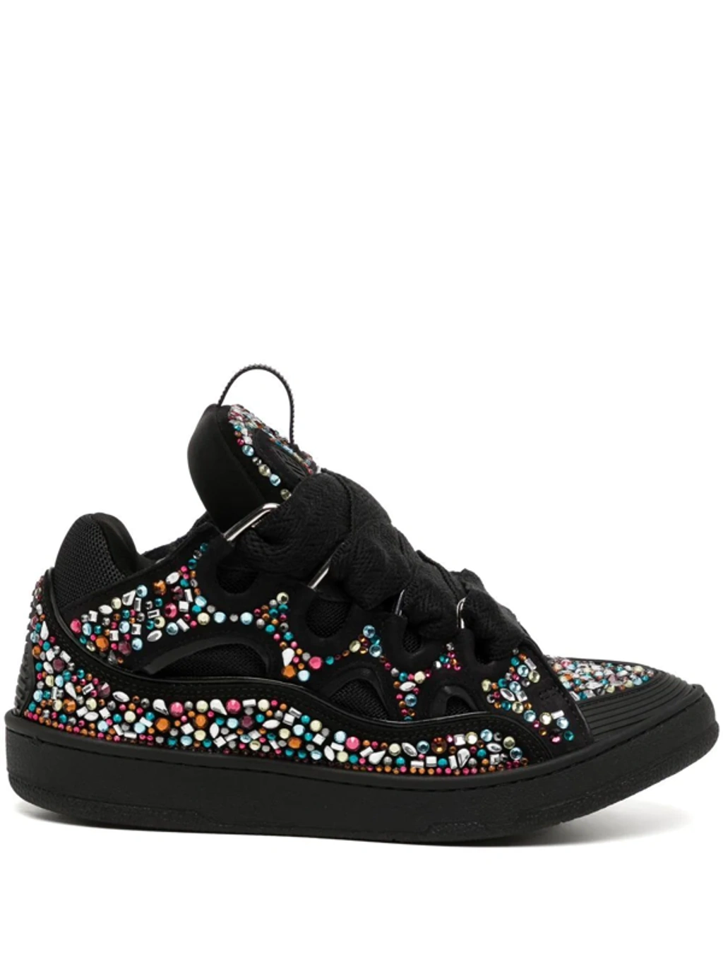 【LANVIN】CURBIES SNEAKERS BLACK (WOMEN) Lanvin Curb Sneakers | Black | FARFETCH