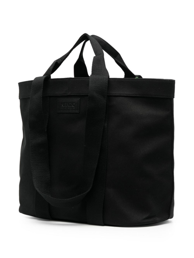 Shop Kenzo Logo-print Tote Bag In Black