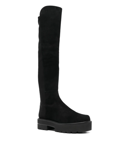 Shop Stuart Weitzman 5050 Ultralift Knee-high Boots In Black