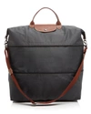 Longchamp Le Pliage 21-inch Expandable Travel Bag In Gunmetal
