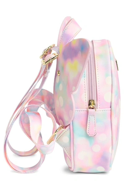 Shop Luv Betsey By Betsey Johnson Movable Winged Mini Backpack In Pastel Photo Dot