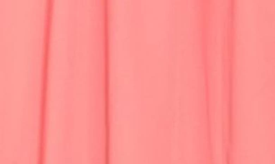 Shop Nanette Lepore Smocked Mock Neck Midi Dress In Light Flamingo