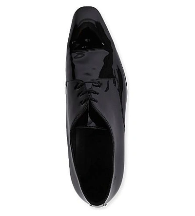 Shop Hugo Boss Cristallo Chisel Derby Shoes, Mens, Size: Eur 40 / 6 Uk, Black