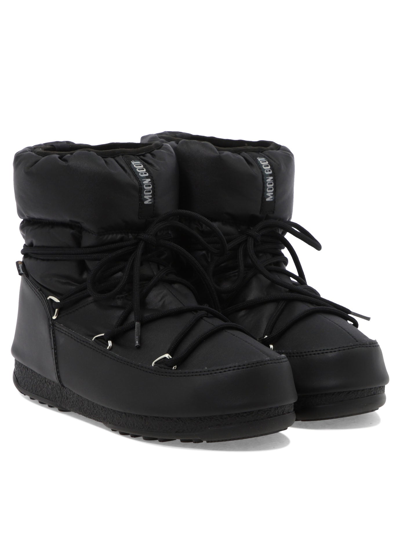 Shop Moon Boot "nylon" After-ski Ankle Boots In Black  