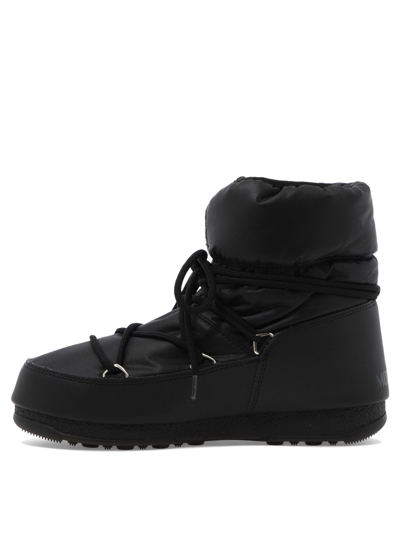 Shop Moon Boot "nylon" After-ski Ankle Boots In Black  