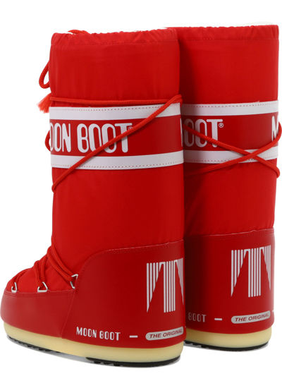 Shop Moon Boot "nylon" After-ski Boots In Red