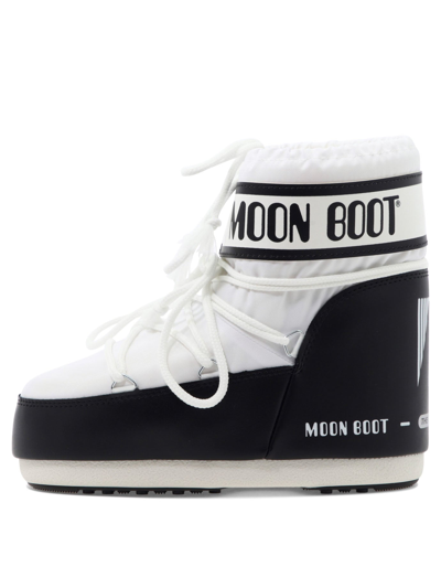 Shop Moon Boot "classic Low 2"  After-ski Ankle Boots In White