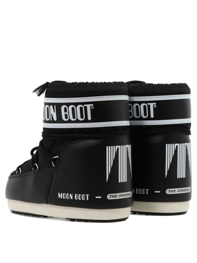 Shop Moon Boot "classic Low 2"  After-ski Ankle Boots In Black  