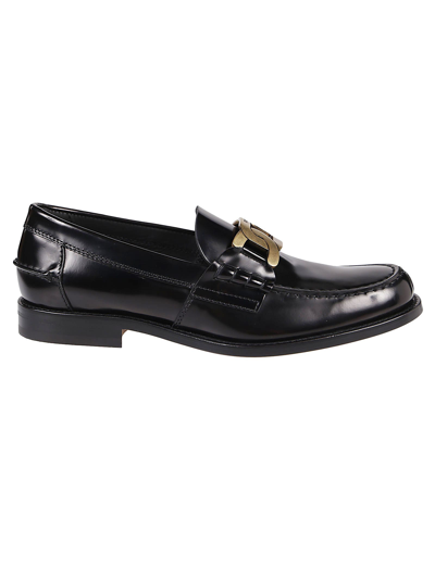 Shop Tod's 26c Loafers In Nero