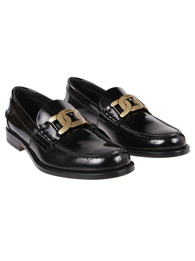 Shop Tod's 26c Loafers In Nero