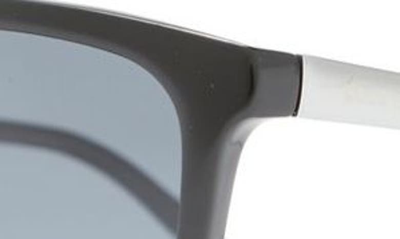 Shop Cole Haan 57mm Square Sunglasses In Black