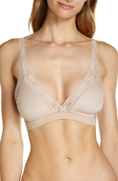 Shop Natori Discreet Wireless Convertible Spacer Bra In Light Mocha