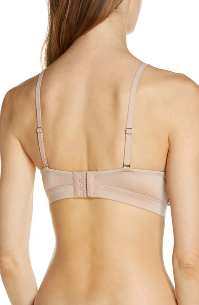 Shop Natori Discreet Wireless Convertible Spacer Bra In Light Mocha