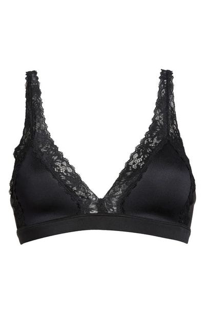 Shop Natori Discreet Wireless Convertible Spacer Bra In Black