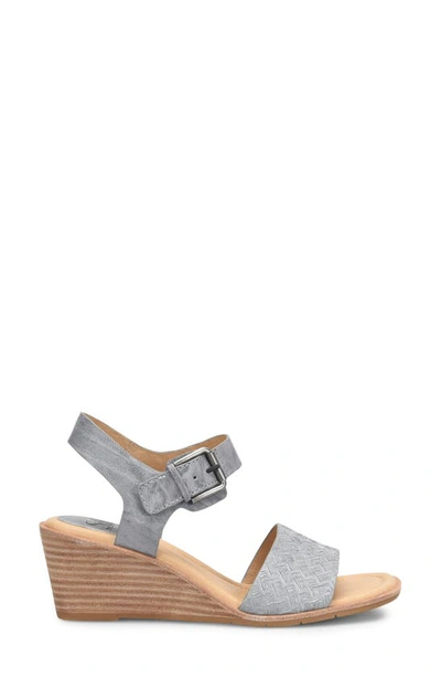 Shop Söfft Garin Wedge Sandal In Slate