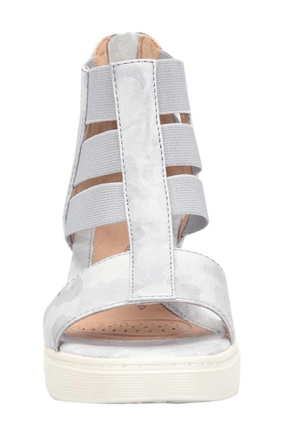 Shop Söfft Sosie Wedge Sandal In Light Grey