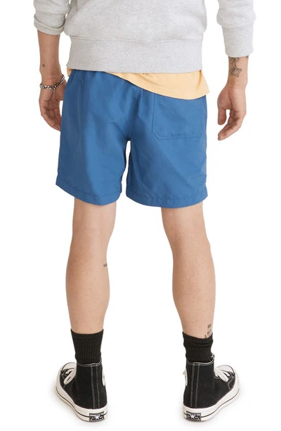 Madewell Re-sourced Everywear Shorts In Tulum Blue