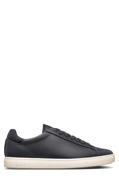 Clae Bradley Water Repellent Sneaker In Deep Navy Leather