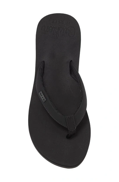 Reef Cushion Sands Flip Flop In Black