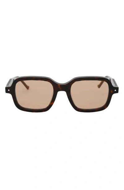 Shop Grey Ant Sext Square Sunglasses In Tortoise/ Tan
