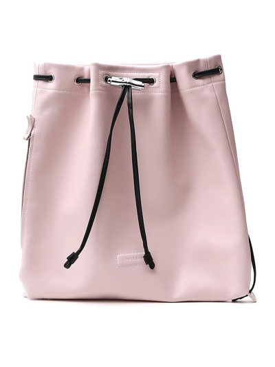Shop Longchamp Drawstring Closure Backpack In Pink