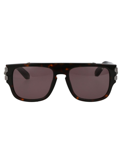 Shop Philipp Plein Square Frame Sunglasses In Multi