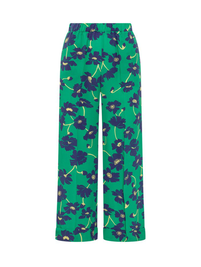 Shop P.a.r.o.s.h . Printed Cropped Trousers In Multi